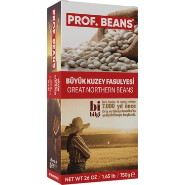 Kuru Fasulye - PROF. BEANS - 750gr - Büyük Kuzey