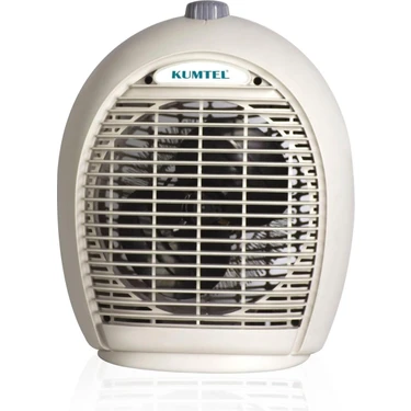 Kumtel LX6331 Fanlı Isıtıcı, 3 Kademeli, Bej, 2000