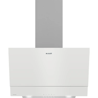 Arçelik Ade 605 Hb Duvar Tipi Eğimli Davlumbaz Gri ve Beyaz Renk Seçenekleri ile Modern
