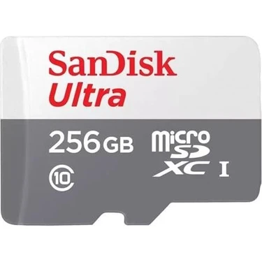 Sandısk 256GB Ultra SDSQUNR-256G-GN3MN Mıcro-Sd Hafıza