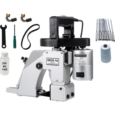 İşkur Makina GK26-1A Çuval Ağzı Dikiş Dikme Kapama Makinesi Yağ Iğne