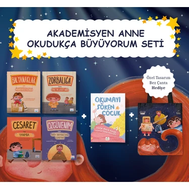 Akademisyen Anne Okudukça Büyüyorum Seti - Saniye Bencik