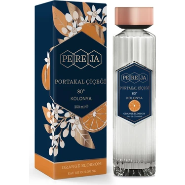 Pereja Portakal Çiçeği Kolonyası 250 ml Cam Şişe Ferahlatıcı 80 Derece