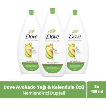 Dove Nemlendirici Duş Jeli Avokado Yağı ve Kalendula Özü 450 ml