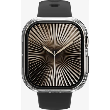 Spigen Apple Watch 46mm Seri 10 Kılıf Thin Fit Crystal Clear -