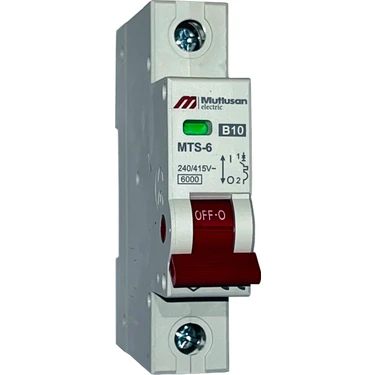 Mutlusan MTS06-1010B 1X10A 6ka B Tipi Otomatik