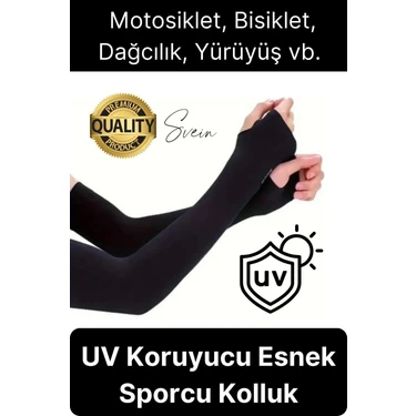Spor Esnek Uzun Kol Anti Uv Güneş Koruyucu Kol Kılıfı Bisiklet Motosiklet Koşu Kolluk