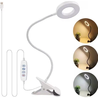 Gaman 9 Mod Çok Fonksiyonlu Akrobat Masa Lambası Şiddeti Ayarlanabilir 3 LED Işık USB Girişli (