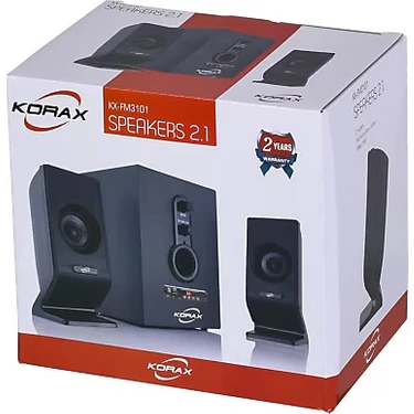 Korax 3101 Aux-Usb-Sd-Fm-Bluetooth Destekli 1200W 2+1 Ses