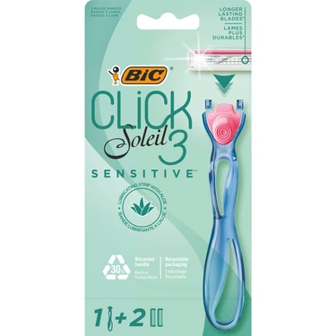 Bıc Soleil Click Sensitive 1 Gövde ve 2 Başlık Kadın Tıraş