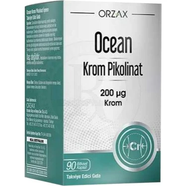 Orzax Ocean Krom Pikolinat 20 Mcg 90