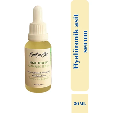 Emion Chic Nemlendirici Canlandırıcı Aydınlatıcı Dolgunlaştırıcı Hyaluronik Asit Peptit Serum Tüm