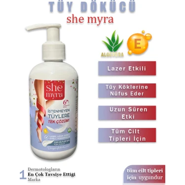 Lazer Etkili Tüy Dökücü Krem Aloe Vera ve E Vitamini ile Cilt Dostu Çözüm