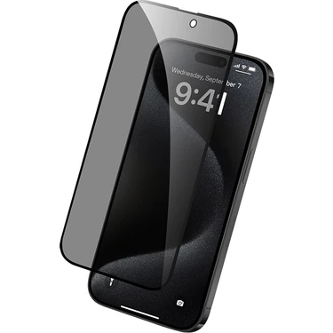 Raptic Apple iPhone 16 Pro Max Hayalet Privacy Temperli Cam Ekran