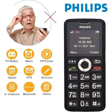 Philips C Serisi Tuşlu