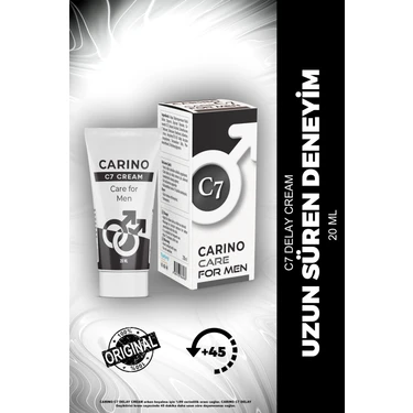 Carino E Bella C7 Erkek Geciktirici Krem 20