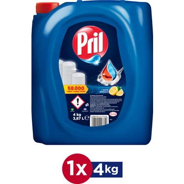 Pril Sıvı Bulaşık Deterjanı 4 Kg.