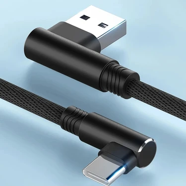 Exenar 3 Metre Type-C Şarj Kablosu 3m 3 Amper Hızlı USB - Type