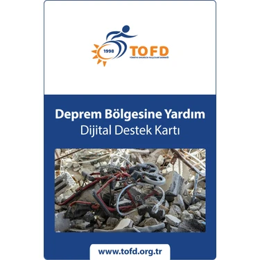 Deprem Bölgesine Yardım Dijital Destek