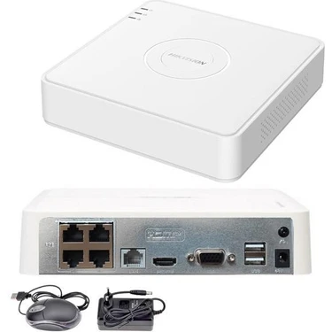 Hikvision DS-7104NI-Q1-4P 4 Kanal 4 Port Poe Nvr Kayıt