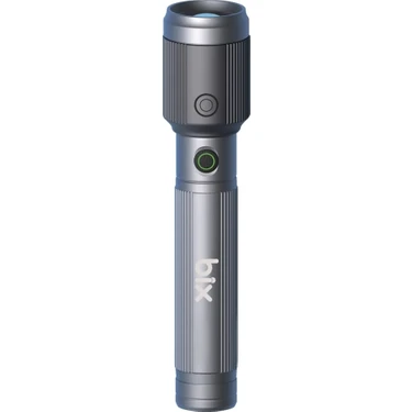 Bix Flashlight Bx2141fl 10w Led, Max. 650 Lümen Parlaklık Ve 300 Metreye Kadar Menzilli, Şarj