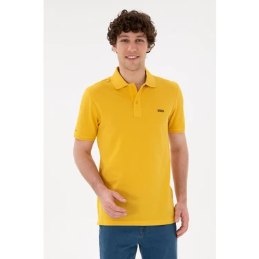 U.S. Polo Assn. Erkek Safran Tişört Basic