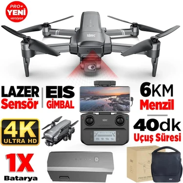 SJRC F22 S2 Pro+ 4K Kameralı Drone Seti - 6KM Menzil+Çarpışma Sensörü+40 Dakika Uçuş