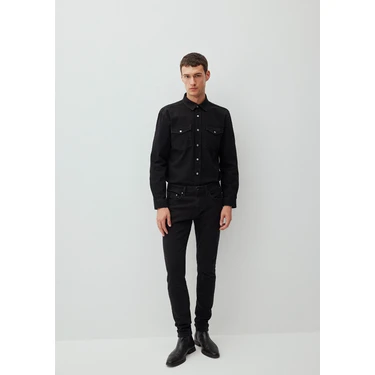 Mavi James Lux Black Antrasit Smoke Jean Pantolon