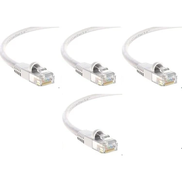 S-Link Cat6 Gri 0,50 Cm RJ45 Lan Kablosu Uçları Hazır Takılı Bilgisayar Modem Internet Ethernet