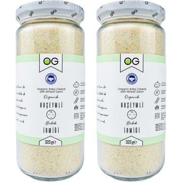 OG natural 2'li Organik Ruşeymli Bebek İrmiği 320