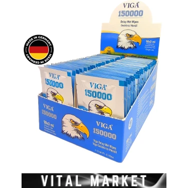Vıga 150000 Tek Kullanımlık Islak Mendil 50