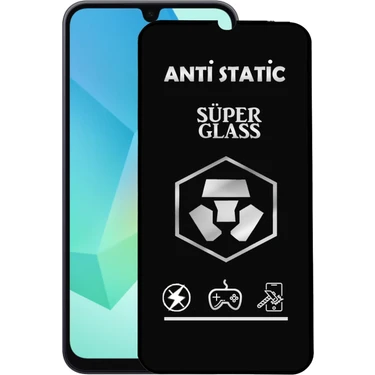 Caseart Samsung Galaxy A16 Tam Kaplayan Anti Statik Dayanıklı Süper Cam Ekran