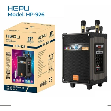 Hepu Hp-926 12 3 Kanal Taşınabilir Şarjlı