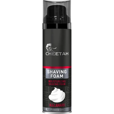Cheetah Kalahari Tıraş Köpüğü Hassas Ciltler İçin 250 ml Konforlu Tıraş Deneyimi