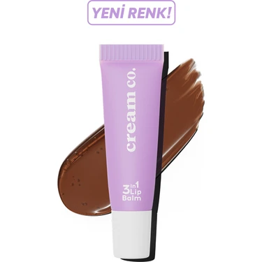 3in1 Lip Balm 406 | Nemlendirici Parlatıcı Dudak Bakım | Kahve Mocha | Hyaluronik Asit