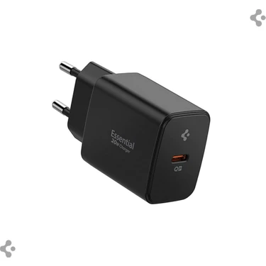 Spigen 20W USB-C Mini Hızlı Şarj Aleti Samsung PPS / Şarj Isısını Düşürür GaN Destekli Akım