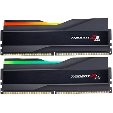 Gskıll 48GB (2x 24GB) Ddr5 6400MHZ CL32 Rgb Dual Kıt Pc Ram Trıdent Z5