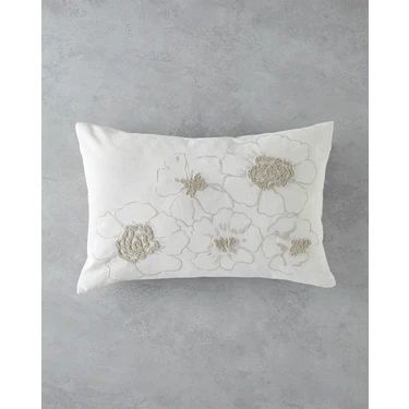 English Home Buds Nakışlı Dekoratif Kırlent 33x50 cm