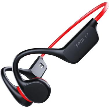 Tosants X7 Kemik Iletim Bluetooth Kulaklık 32G Bellek Su Geçirmez Arama Spor Kulaklığı (Yurt