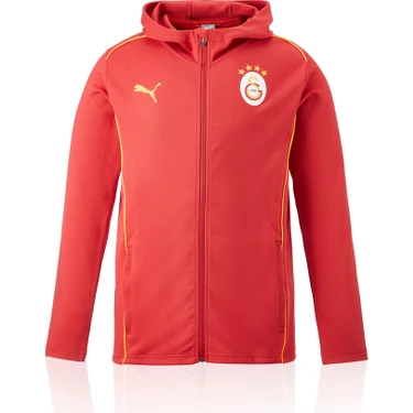 Puma Gs Store Galatasaray Puma A Takım Fermuarlı Kapüşonlu Sweatshirt