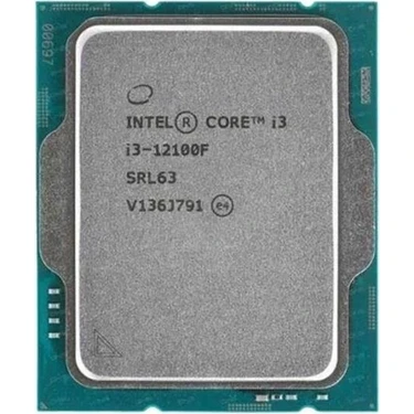 Intel Core I3 12100F 17MB 4çekirdekli VGA Yok 1700P 58W Fiyatı