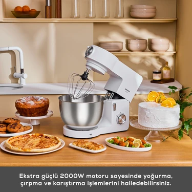 Karaca Multichef Ultra 2000W 7 Litre Stand Mikser Porcelain Fiyatı