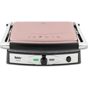 Fakir N Joy 1800 W Tost Makinesi Açık Pembe Renk Alüminyum Plaka ve Çift Taraflı Izgara