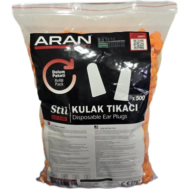 Aran Safety Aran Dökme Kulak Tıkacı 500