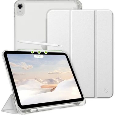 MobaxAksesuar Apple iPad Air 5. Nesil 10.9 Kılıf Flip Cover Kalem Bölmeli Pc Case-10.nesil