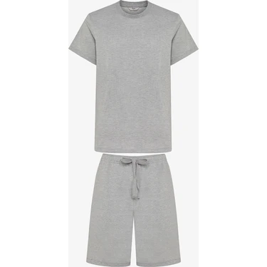 Penti Basic Gray Şortlu Pijama