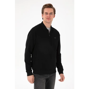 U.s. Polo Assn. Erkek Siyah Sweatshirt