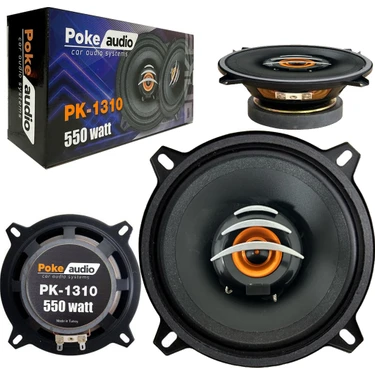 Poke Oto Hoparlör 550W 13CM Tweeterli 2 Adet Poke
