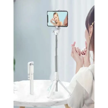 Soylu Elektronik 2in1 Masaüstü Kumandalı Tripod ve Taşınbilir Selfie Çubuğu 70 cm Ios ve Android