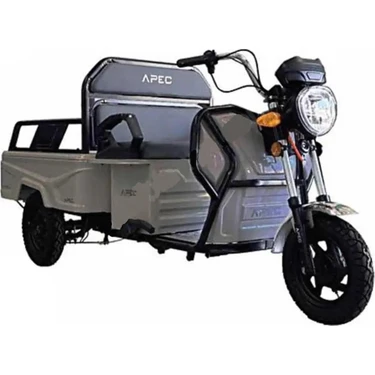 Apec Apt4 3 Teker. Moped Koyu Metalık